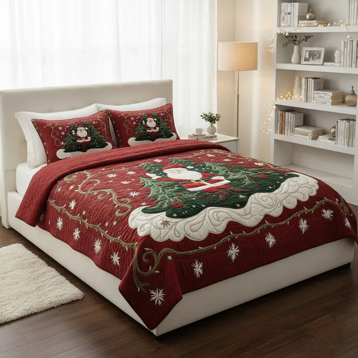 Juego de cama acolchado de 3 piezas - Taller de Papá Noel