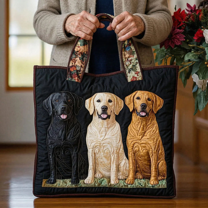 Bolso de Mano Artesanal - Tres Labradores